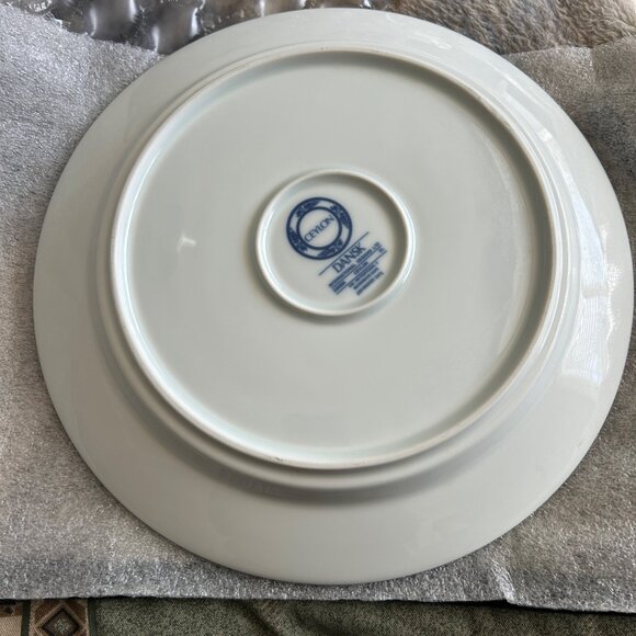 Dansk Ceylon 11" Blue White Dinner Plates Set Of 2 - Picture 9 of 12